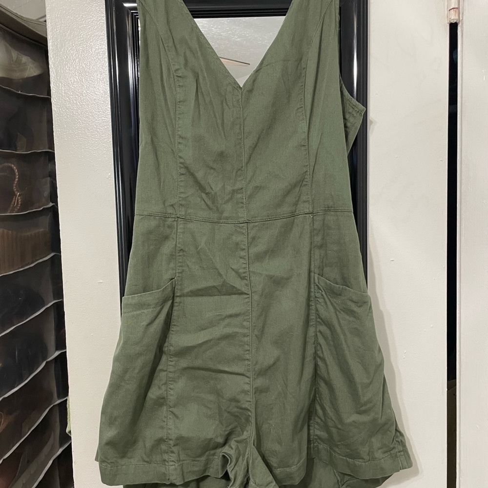 Aerie Olive Green Casual Romper